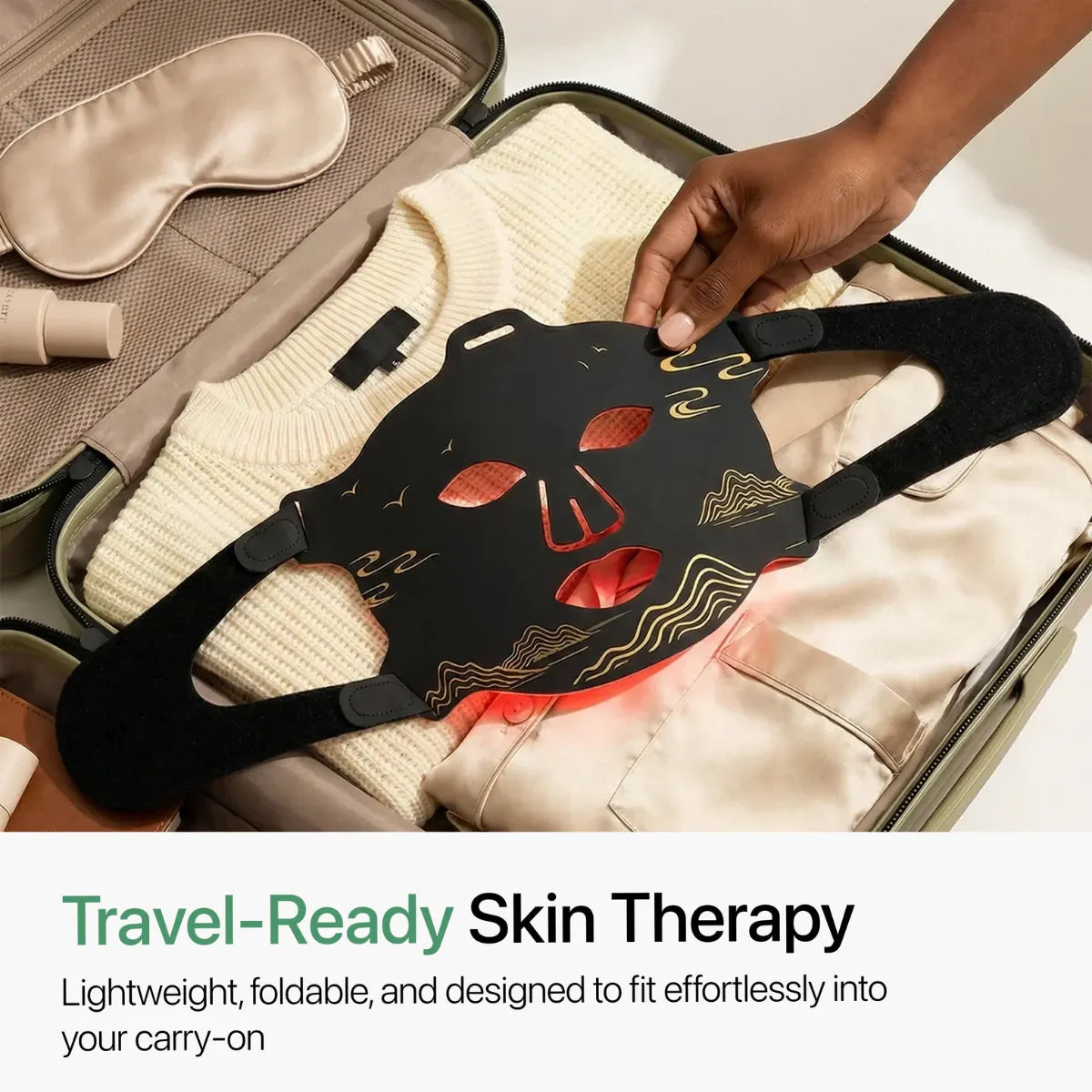 Phovea Starter Kit - LED Face Mask + Serum + Goggles + Hydrogels